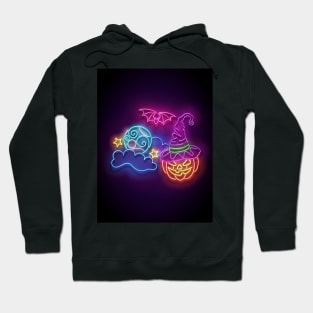 Neon Halloween design Hoodie